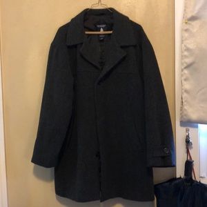 Heavy wool winter coat